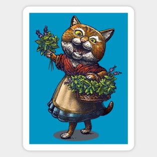 Catnip Harvest Magnet